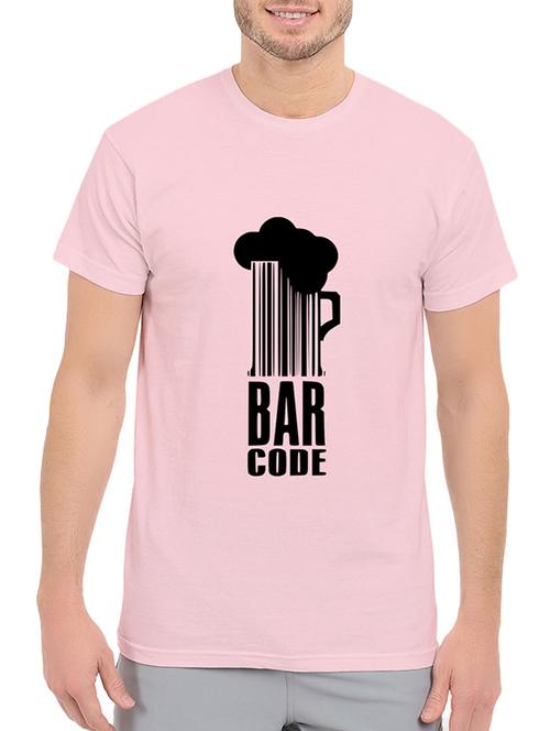 pink cotton front print t-shirt - 14536110 - Standard Image - 1
