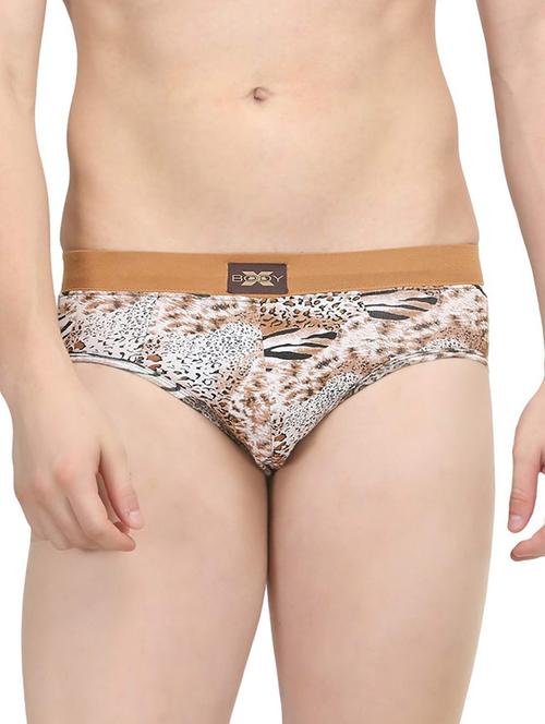brown cotton brief - 14536213 - Standard Image - 1