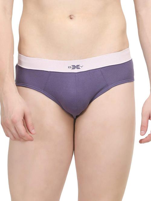 purple cotton brief - 14536216 - Standard Image - 1
