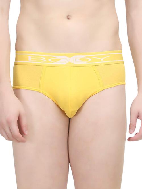 yellow cotton brief - 14536225 - Standard Image - 1