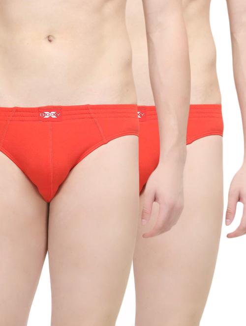 red cotton brief (Set Of 2) - 14536236 - Standard Image - 1