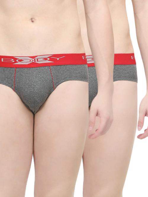 grey cotton brief - 14536244 - Standard Image - 1