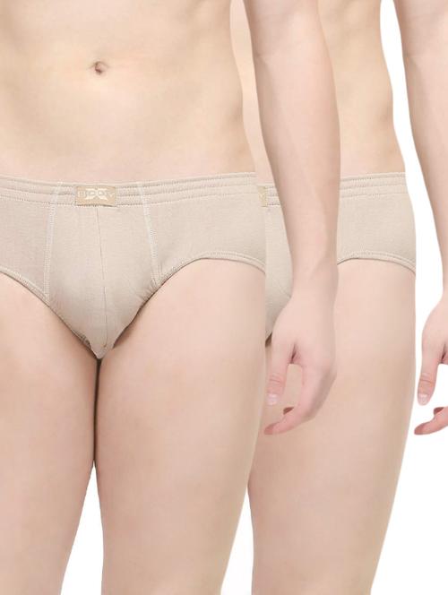 beige cotton brief (Set Of 2) - 14536248 - Standard Image - 1