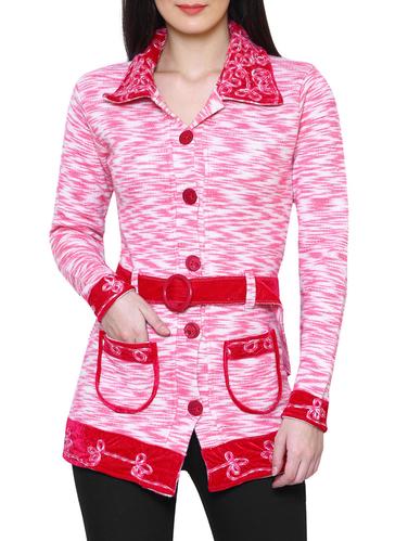 pink wool over coat - 14536252 - Very Small Image - 1