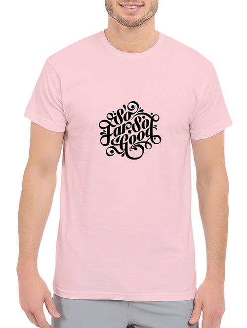 pink cotton chest print tshirt - 14536323 - Standard Image - 1