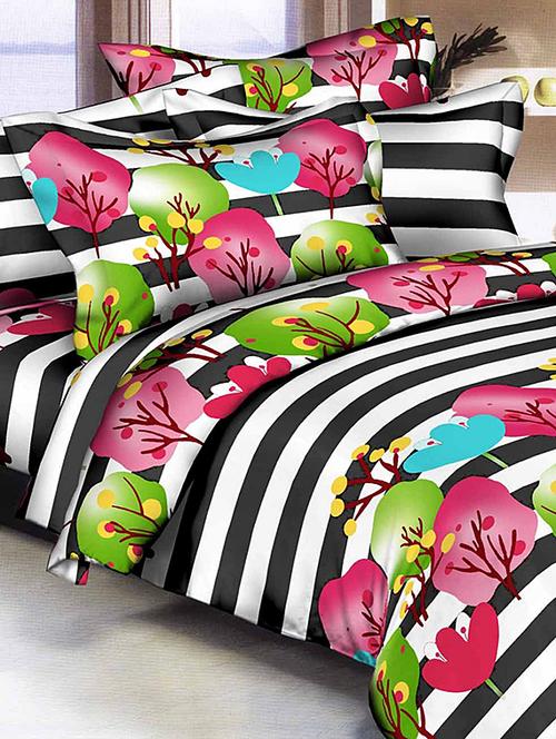 Micro Fibre Double Bedsheet With Two pillow covers - 14536578 - Standard Image - 1