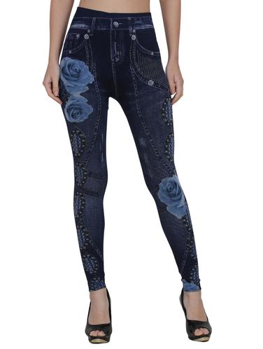 dark blue cotton jeggings - 14536667 - Very Small Image - 1