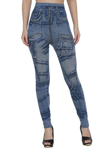 blue cotton jegging - 14536671 - Very Small Image - 1