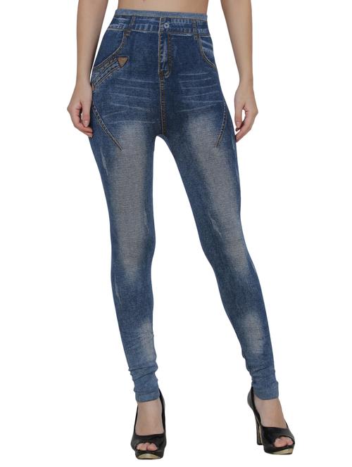 blue cotton jegging - 14536672 - Very Small Image - 1