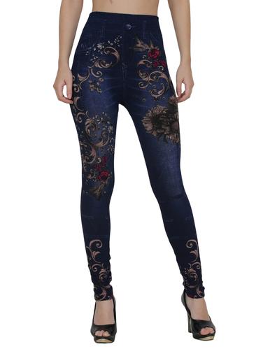 dark blue printed jegging - 14536678 - Very Small Image - 1