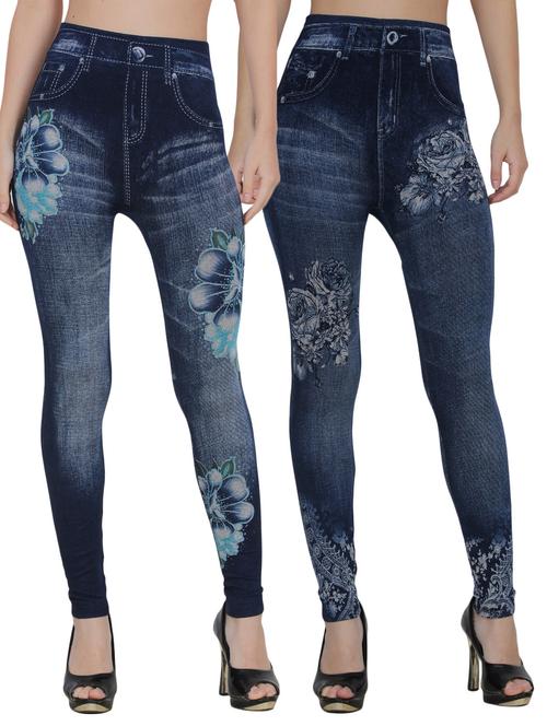 set of 2 dark blue jegging - 14536692 - Very Small Image - 1