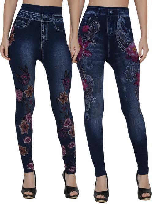 set of 2 dark blue jegging - 14536694 - Very Small Image - 1