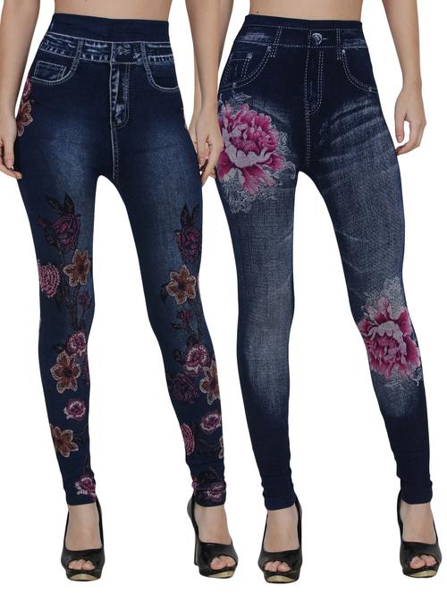 set of 2 dark blue jegging - 14536696 - Very Small Image - 1