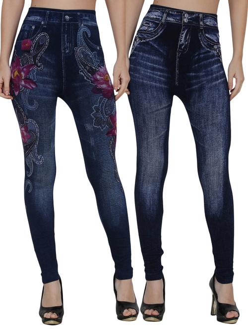 set of 2 dark blue jegging - 14536704 - Very Small Image - 1