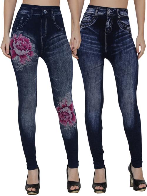 set of 2 dark blue jegging - 14536715 - Very Small Image - 1