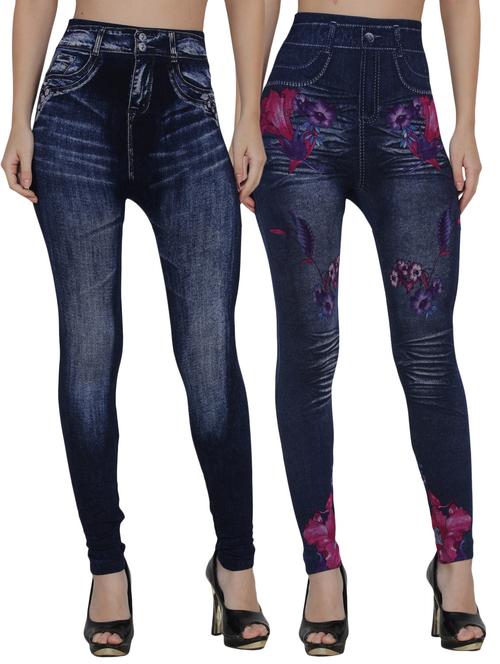 set of 2 dark blue jegging - 14536720 - Very Small Image - 1