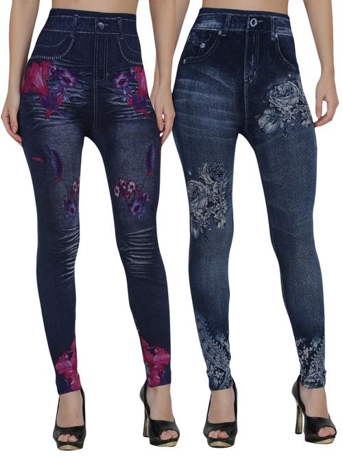 set of 2 dark blue jegging - 14536727 - Very Small Image - 1