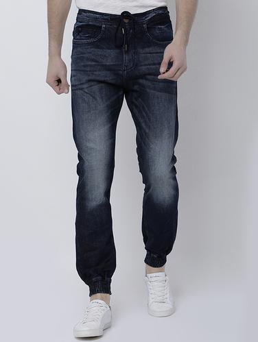 blue cotton blend jogger - 14537205 - Very Small Image - 1
