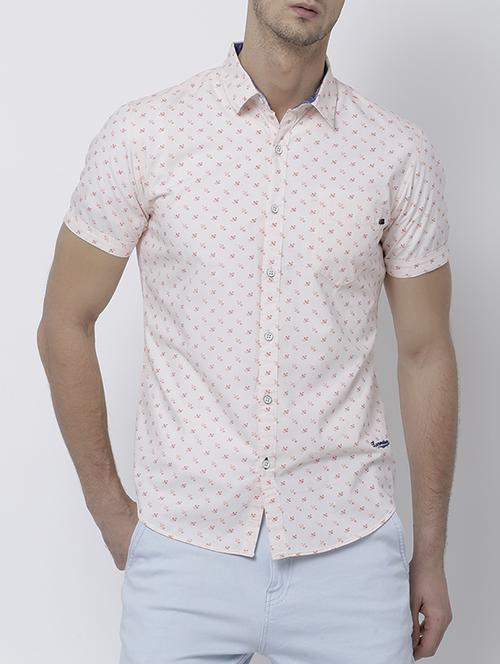 pink cotton casual shirt - 14537257 - Very Small Image - 1