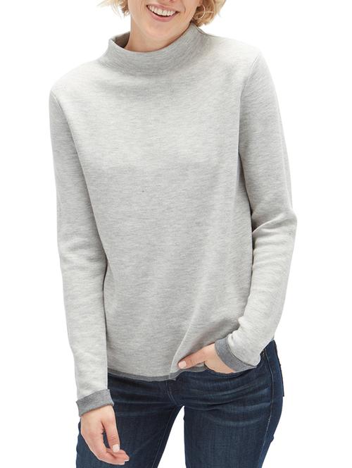 grey solid sweatshirt - 14537354 - Very Small Image - 1