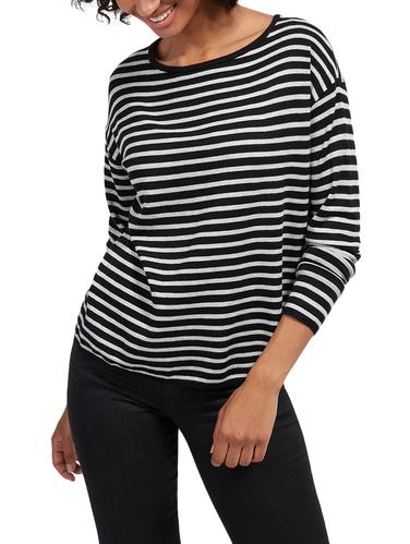 Black striped sweatshirt - 14537368 - Very Small Image - 1