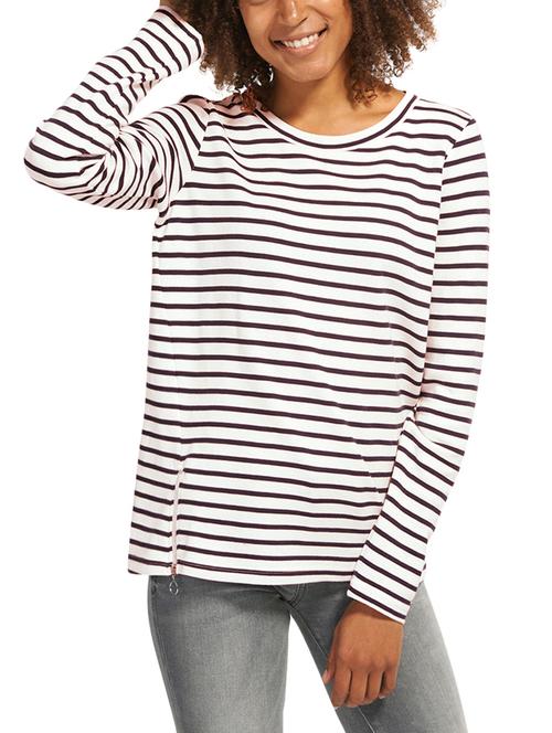white striped sweatshirt - 14537383 - Very Small Image - 1