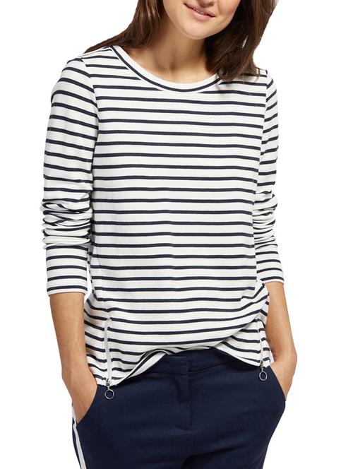 white striped sweatshirt - 14537384 - Very Small Image - 1