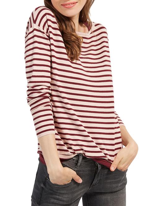 Multicolored striped sweatshirt - 14537385 - Very Small Image - 1