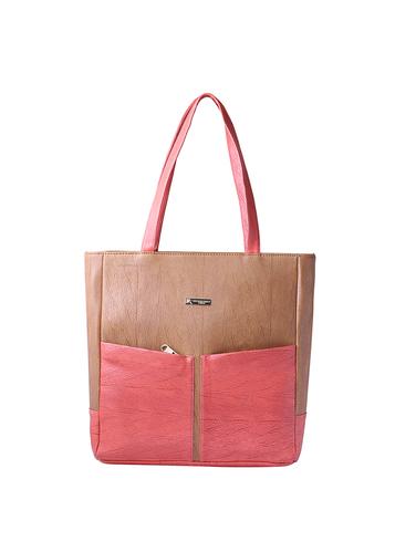 brown leatherette regular handbag - 14537596 - Very Small Image - 1