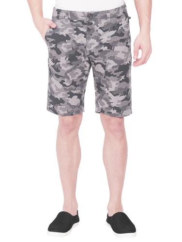grey cotton shorts - 14537648 - Very Small Image - 1