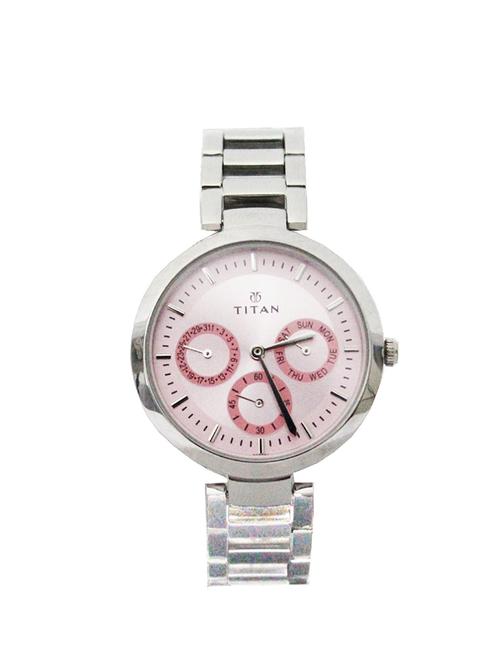 Titan Silver Watch For Women - 2480SM05 - 14537774 - Very Small Image - 1