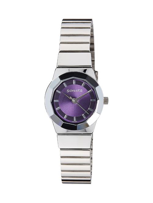 Sonata Silver Watch For Women - 8981SM02 - 14537790 - Very Small Image - 1
