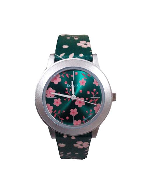 Sonata Green Watch For Women - 8992PL01 - 14537794 - Very Small Image - 1