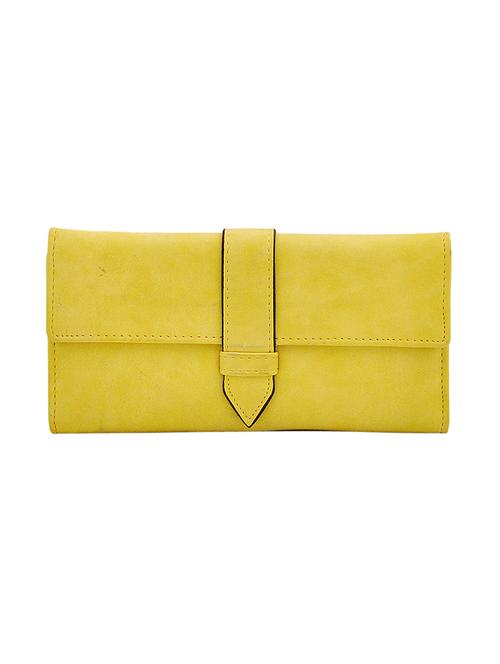 yellow leatherette wallet - 14537862 - Very Small Image - 1