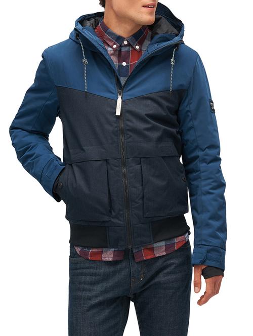 grey polyester casual jacket - 14538255 - Very Small Image - 1