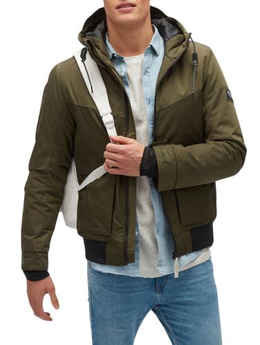 green polyester casual jacket - 14538256 - Very Small Image - 1
