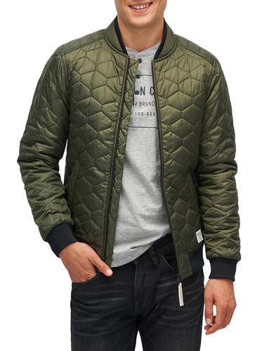 green polyester casual jacket - 14538259 - Very Small Image - 1