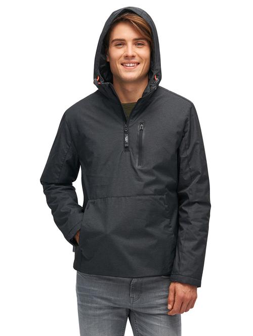 grey polyester casual jacket - 14538260 - Very Small Image - 1