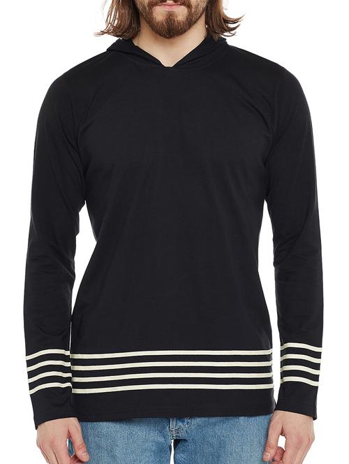 black cotton t-shirt - 14538752 - Very Small Image - 1