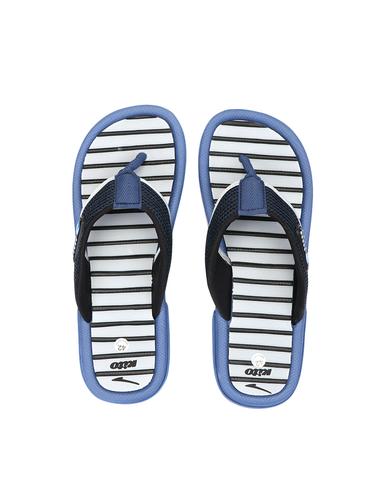 blue fabric toe separator flip flops - 14538782 - Very Small Image - 1
