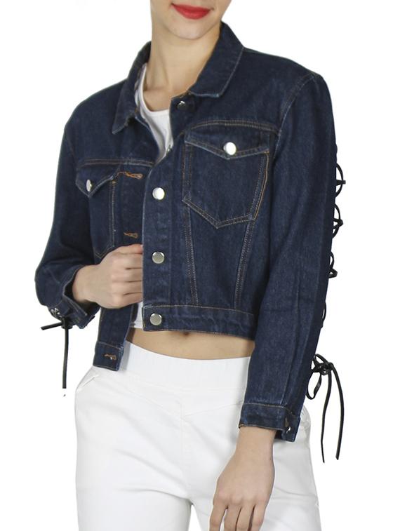 dark blue denim summer jacket - 14539362 - Zoom Image - 1