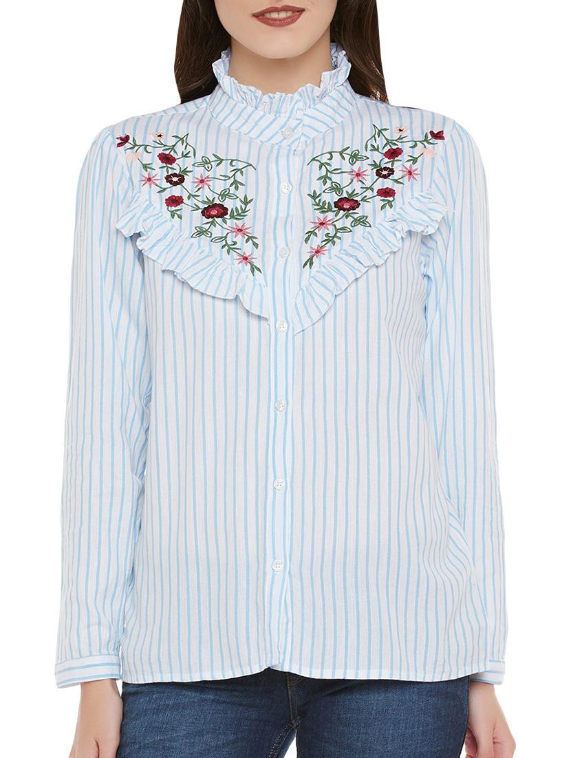 light blue striped shirt - 14539695 - Zoom Image - 1