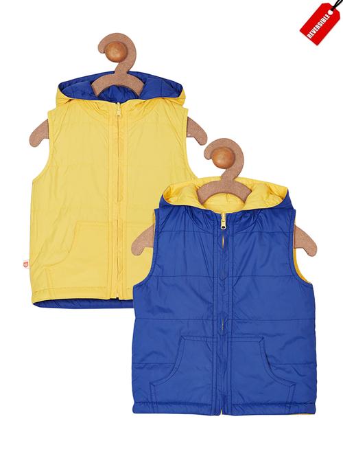 yellow polyester reversible jacket - 14539712 - Very Small Image - 1