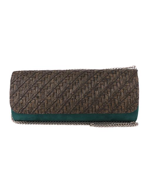 black leather clutch - 14539728 - Very Small Image - 1