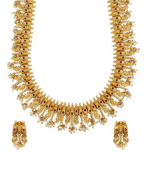multi metal bridal necklace - 14539793 - Very Small Image - 1