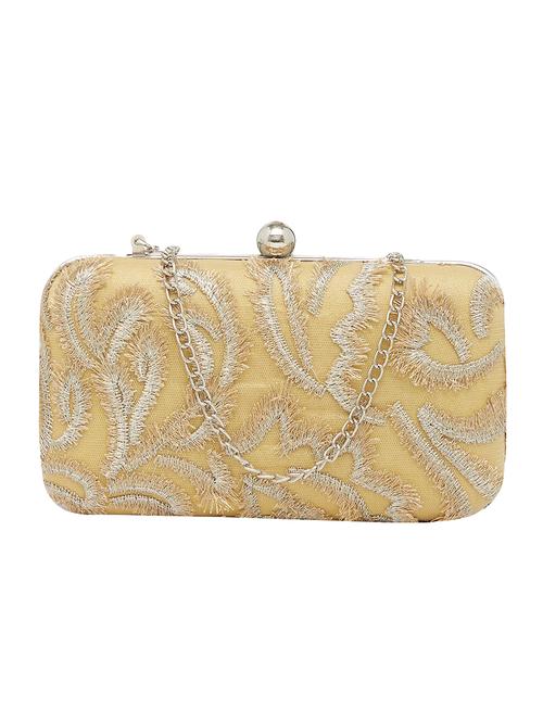 gold canvas clutch - 14539953 - Very Small Image - 1