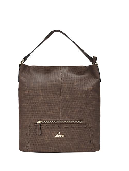 brown leatherette regular handbag - 14540037 - Very Small Image - 1