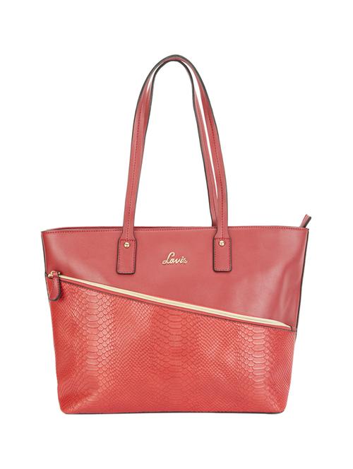 red leatherette regular handbag - 14540044 - Very Small Image - 1