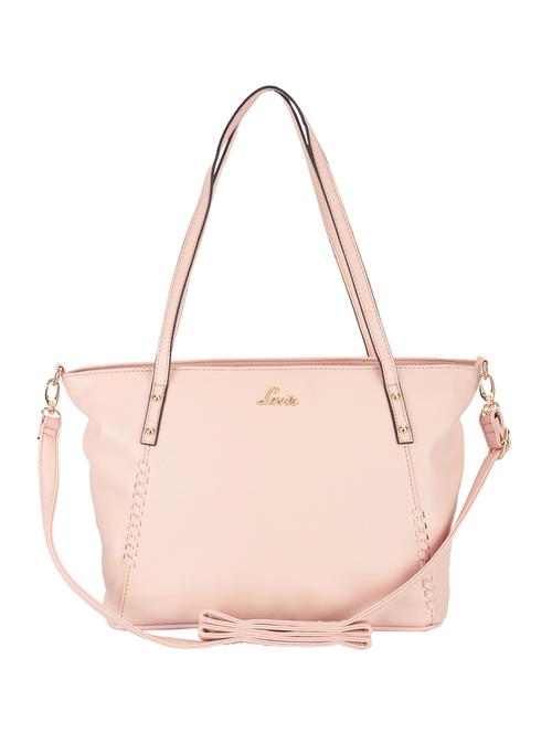 pink leatherette regular handbag - 14540046 - Very Small Image - 1