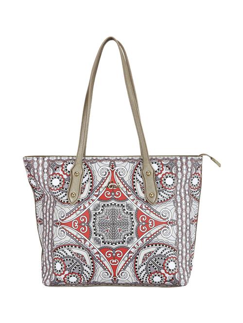 grey polyester regular handbag - 14540054 - Very Small Image - 1